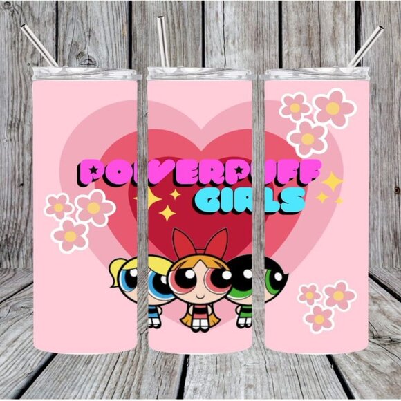 handmade Other - Powerpuff Girls Metal Insulated Tumbler